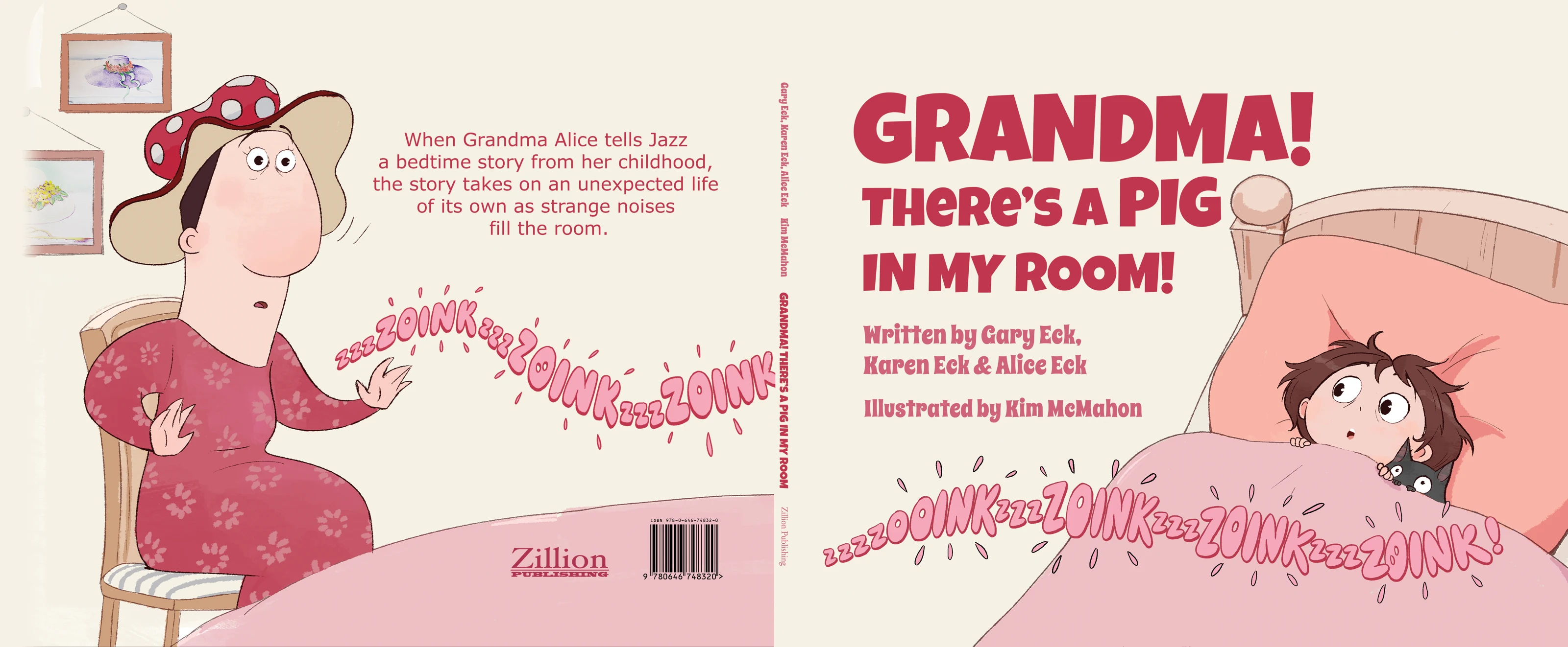 Front cover of Grandma! There’s a Pig in My Room!